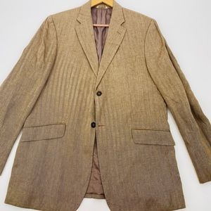 Banana republic tan blazer suit jacket size 44R